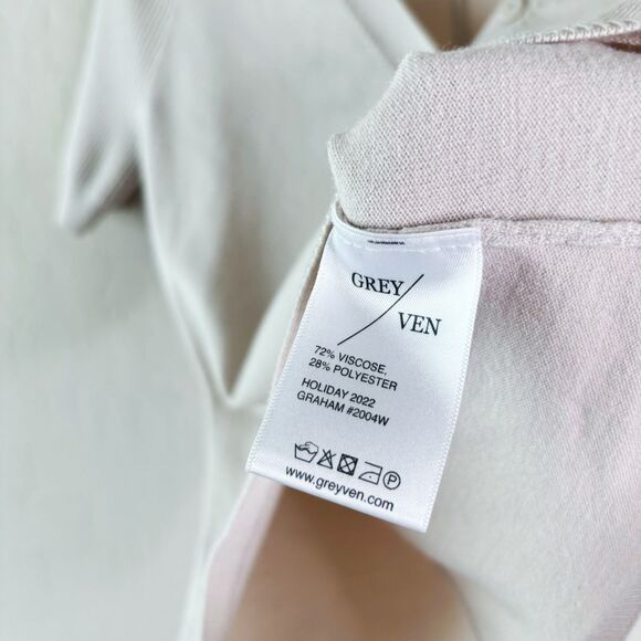 Grey Ven Graham Ribbed Top - Picture 3 of 4